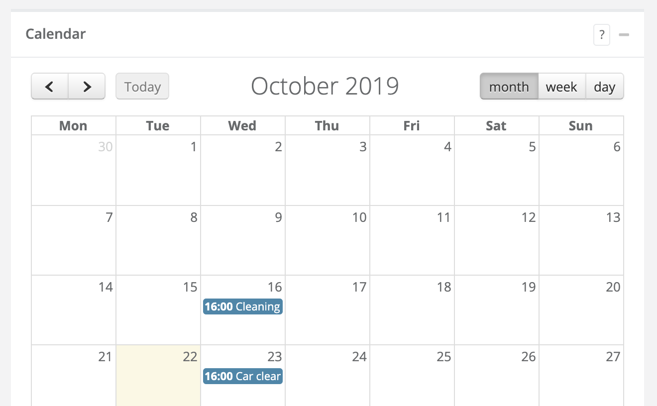 Calendar